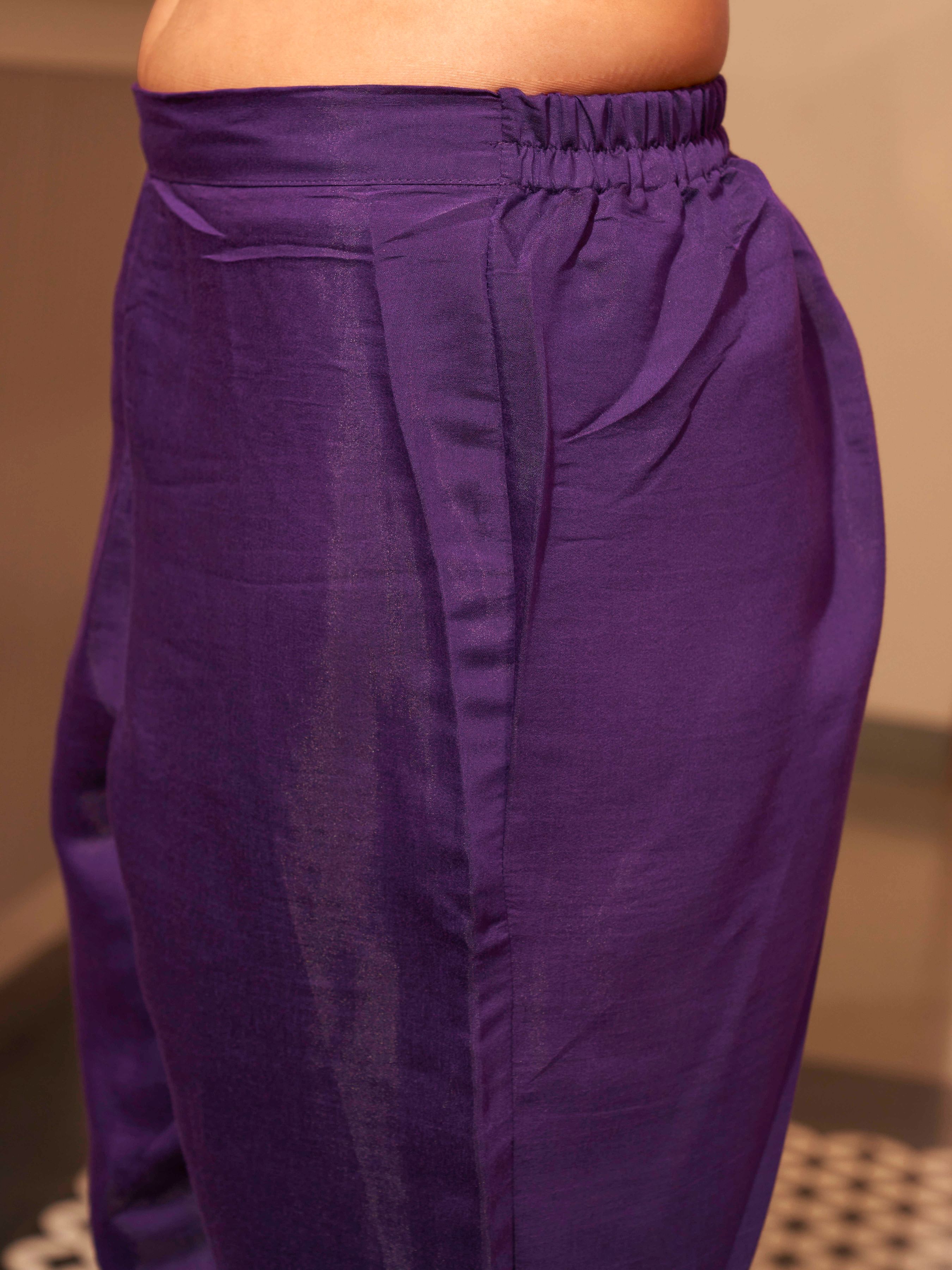 Empire Beads and Stones Anarkali Kurta With Trousers & Dupatta